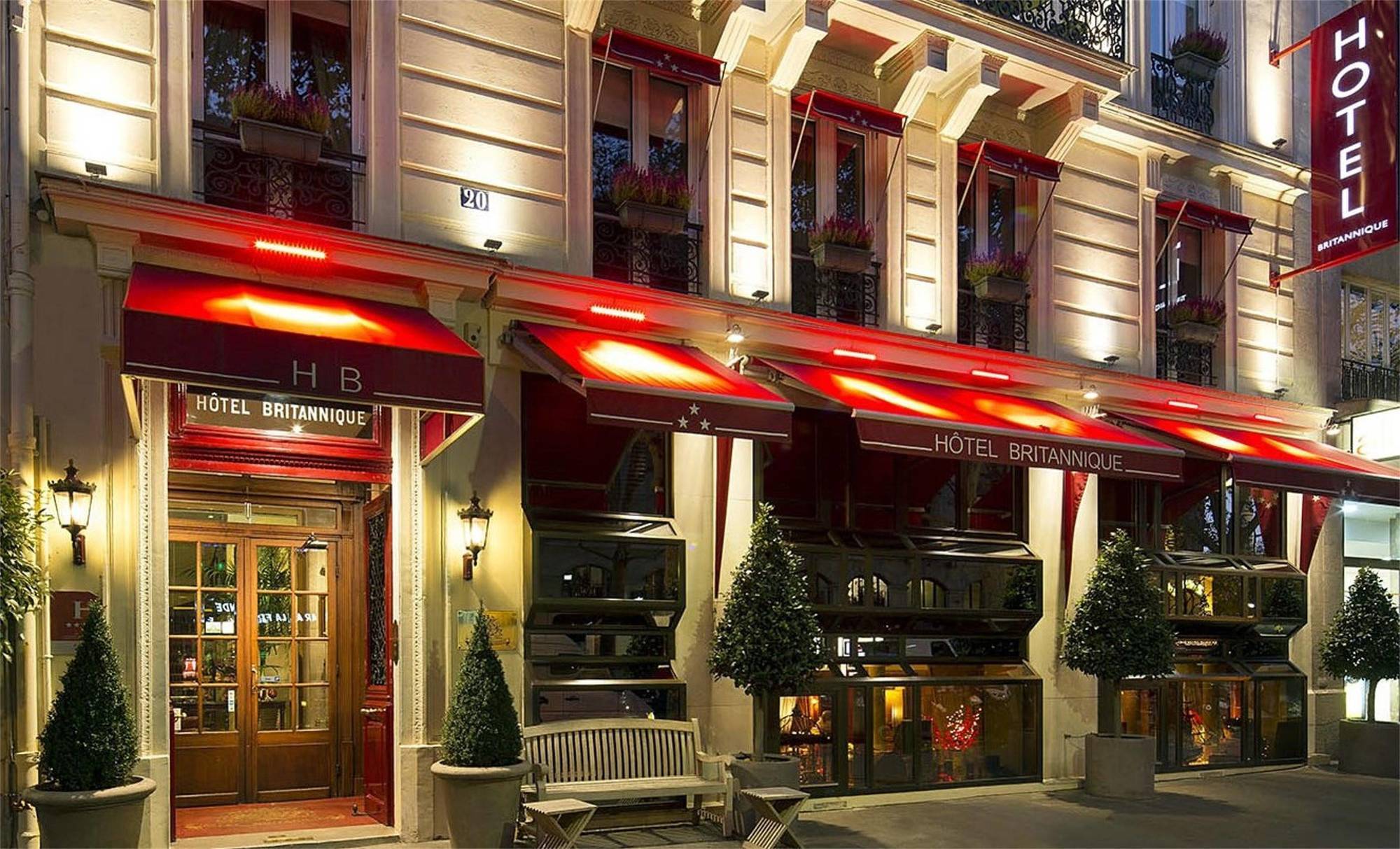 Hotel Britannique Paris Dış mekan fotoğraf